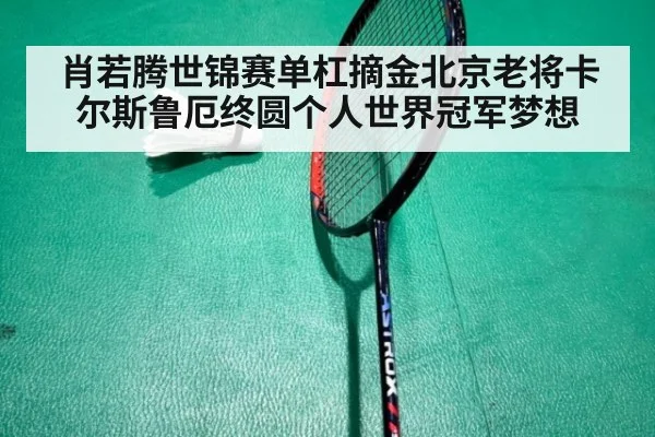 肖若腾世锦赛单杠摘金北京老将卡尔斯鲁厄终圆个人世界冠军梦想